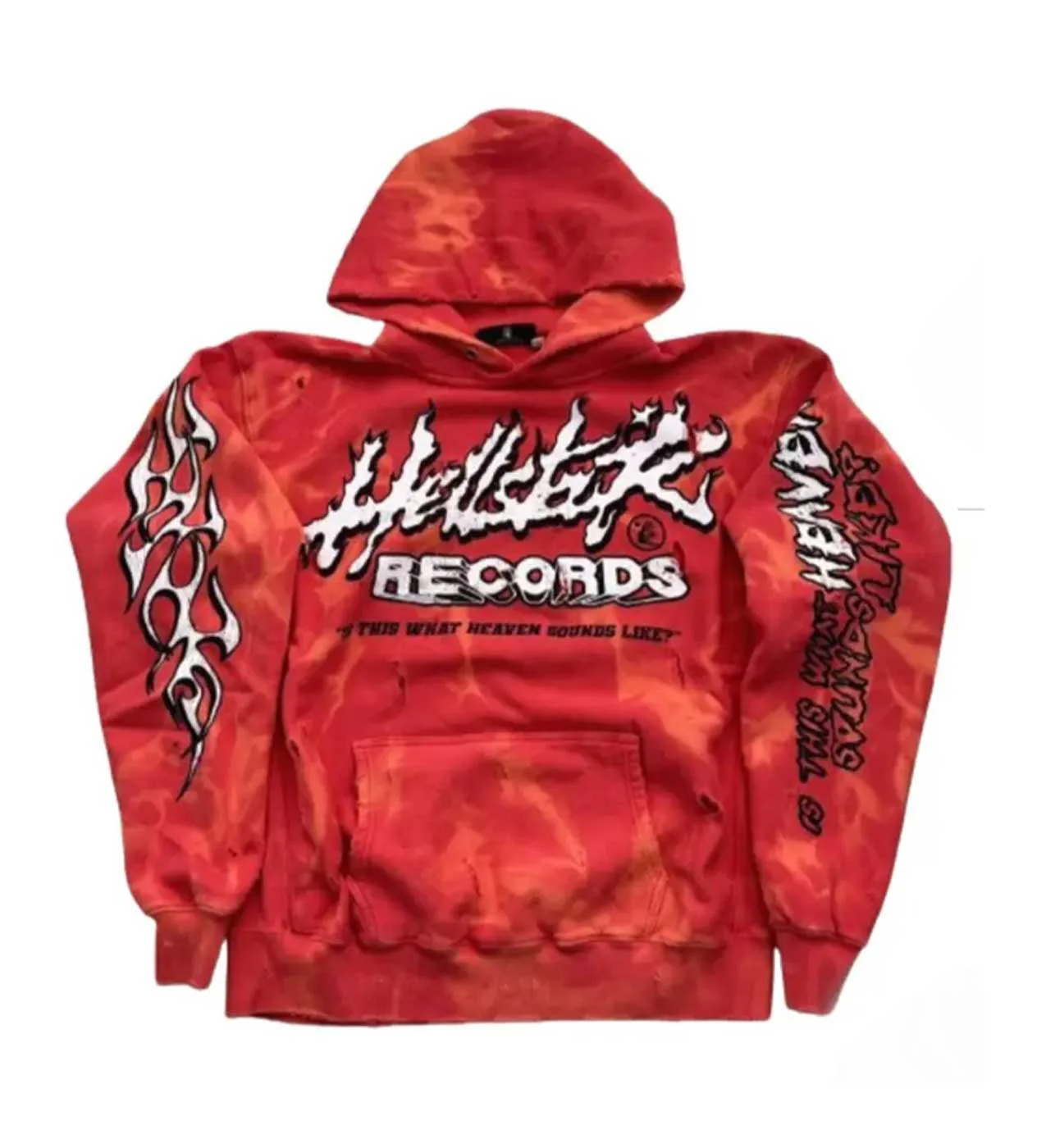 Hellstar Studios Tie Dye Red Hoodie (UNRELEASED) | Hype Gallery